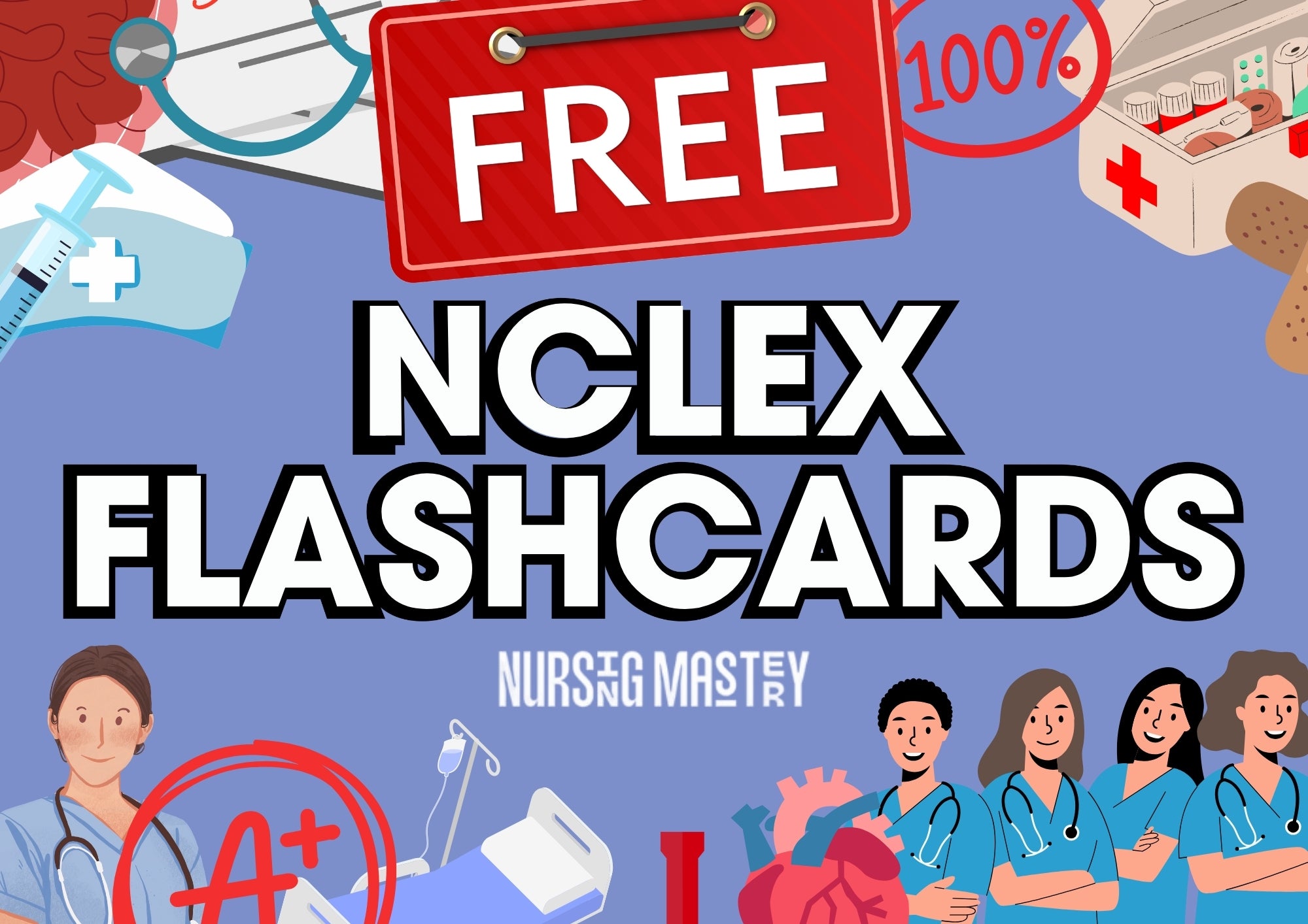 ALL 15 SUBJECTS + FREE NCLEX FLASH CARDS (40% OFF)